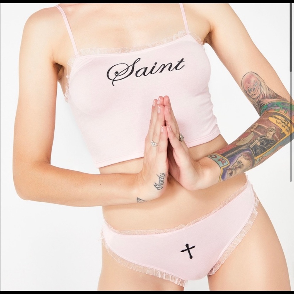 Sugarthrillz Saint Set ✝️⛓🖤